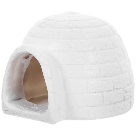 Simulerad Igloo Polar Modell Igloo Figurin Akvarium Gömställe Polar Akvarium Landskapsdekor