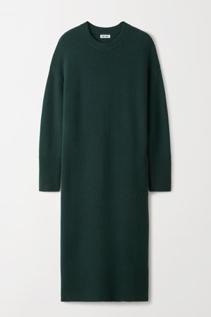 Soft Goat - Oversize Dress - XS - Pine