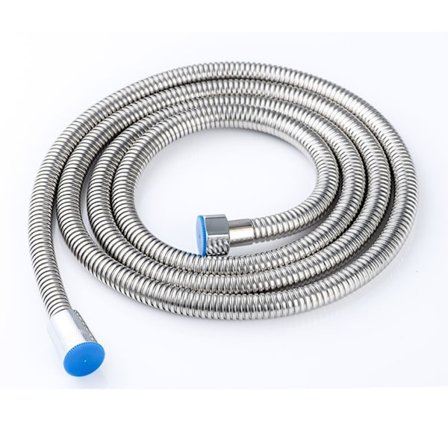 2m Duschslang i Rostfritt Stål, Dubbel Säkerhetsteknik, Im