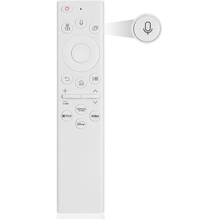 2025 Nyeste Modell for Samsung TV Stemmefjernkontroll, Erstatning for de fleste 2018-2024 Samsung Smart Crystal/UHD/QLED/The Frame/QLED/ 4K 8K