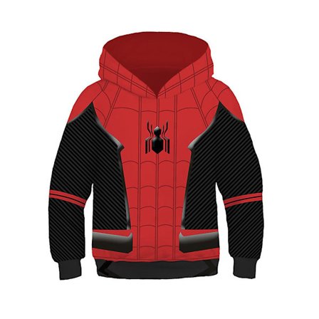 Spider-man: Into The Spider-verse Hoodies Gwen Venom Spiderman Sweatshirt Cosplay Kids Boys Girls Hooded Pullover Jumper Tops -a