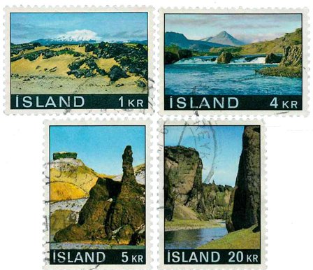 Island - AFA 435-438 - Stemplet