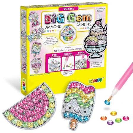 DIY Stora Kristallfärgade Diamantklistermärken Gratis Klistermärken Stora Diamantklistermärken Diamantmålning (Godisfest)