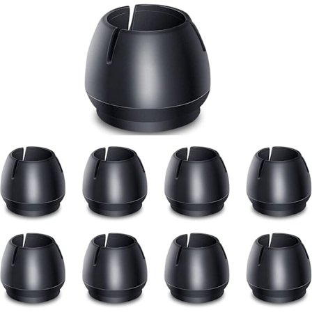 Huonekalujen suojukset 24 kpl Lattia Silikoni Tuolin jalan suojukset, Huonekalukupit huopatassuilla, Silikoni Liukumattomat Pyöreät jalan suojukset (