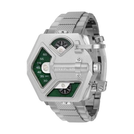 Invicta Watches, Akula 39931 Men's Mechanical Klokke - 48mm, Grå, Herre, Størrelse: ONE SIZE