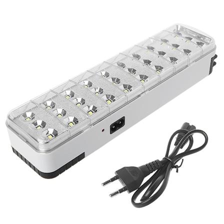 30 LED:n monitoiminen h t valo, latautuva LED-turvavalaisin, 2 tilaa kotiin