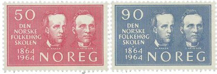 Norge - AFA 535-536 - Postfrisk