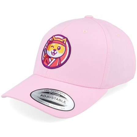 Kiddo Cap - Rose adjustable Casquette - Kids Shabo The Shiba Pink Adjustable @ Hatstore