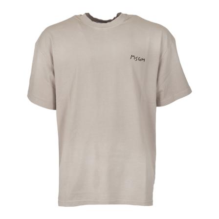Msgm T-Shirts Grå, Herre