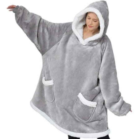 Wearable Blanket Hoodie til Kvinder, Mænd og Børn