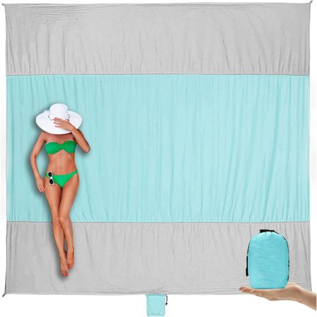 Extra stor strandsandtät matta