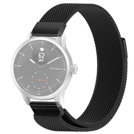 SKALO Milanese Loop til Withings ScanWatch 42mm - Vælg farve