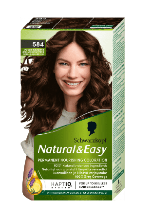 Schwarzkopf Natural & Easy 584 Mocka Chokladbrun Hårfärg Unisex Brun 142,5 ML