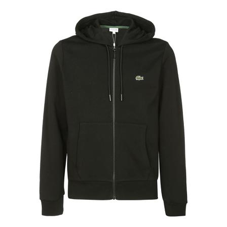 Lacoste Zip-throughs Sort, Herre Trøjer, Størrelse: M/L