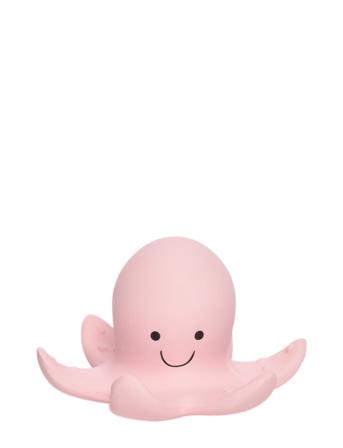 Natural Rubber Teether Octopus Toys Baby Toys Teething Toys Lyserød Tikiri