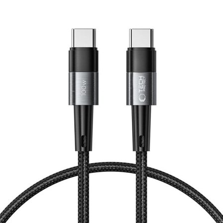 Tech-Protect UltraBoost USB-C / USB-C PD-kabel 100W 5A 0,25m - Grå