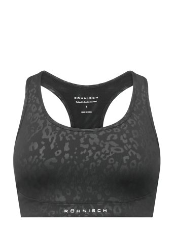 Flattering Mesh Sportsbra Black Röhnisch