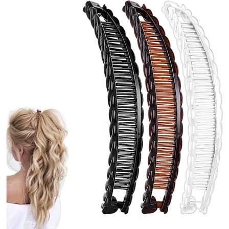 Banaanipinnit - Premium-hiuspinnit - 3 kappaleen setti paljaita hiuspinnit