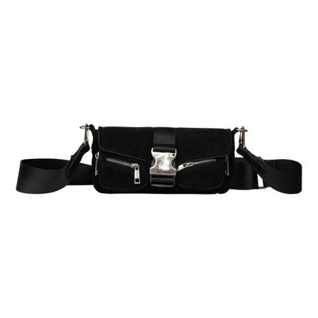 Noella Buckle Taske Sort, Dame Skuldertasker, Størrelse: ONE Size