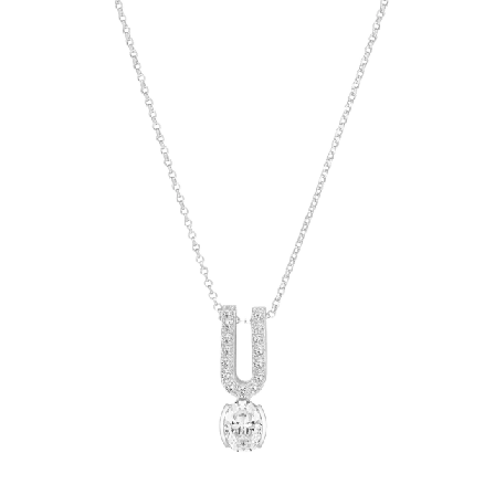 Sif Jakobs Jewellery Halsband Ellisse Carezza Uno Dam Silver ONESIZE