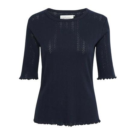 Karen by Simonsen Karen By Simonsen Carrykb Ss Oneck Toppe & T-Shirts 10103858 Night Sky Blå, Dame