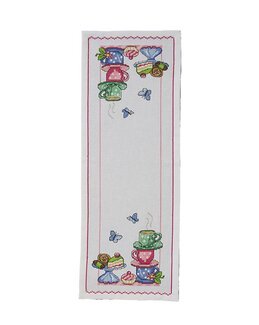 Broderipakke løper Kaffestund - Svarta Fåret