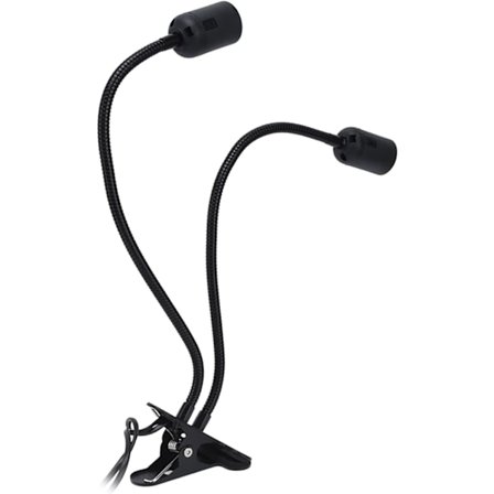 Boklampeholder, E27 LED-lysarmaturer med svanehals og mini