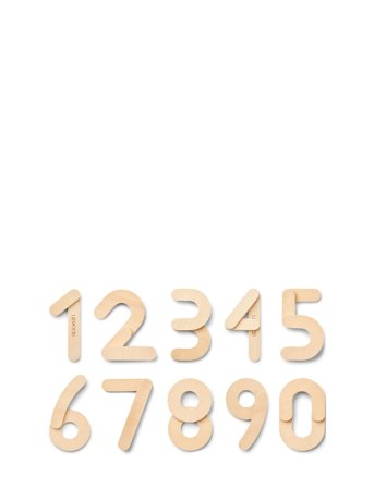 Liewood Jota Magnetic Numbers - Beige - ONE SIZE