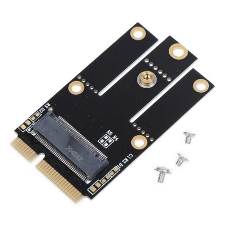 För M.2 trådlös wifi-adapter Bluetooth-kompatibel Mini PCI-E till M2 Ngff för nyckel