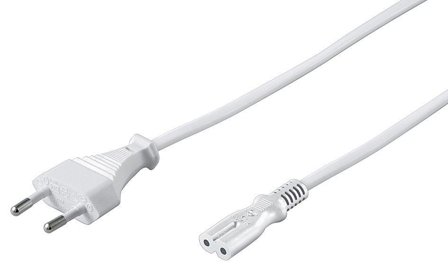 MicroConnect Power Cord Notebook 5m White