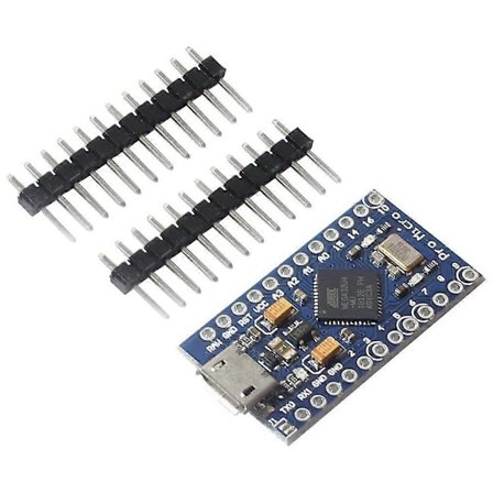 Pro Micro - Atmega32U4 5V 16MHz Bootloaderilla, IDE-yhteensopiva, Micro-USB, Kehityskortti, Mikroohjain