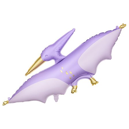 Dinosaurie Folieballong Lila 120cm - Dinosaurie Kalas Dekoration - Kalaslagret.se