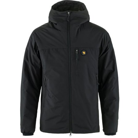 Fjällräven Men's Bergtagen 60 Insulation Jacket in Black/Deep Forest | Size: Large, Primaloft/Polyester