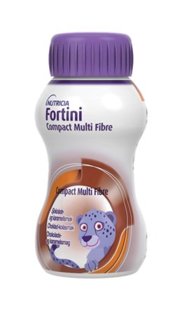 Fortini Compact MultiFibre næringsdrikk sjokolade/karamell 4x125 ml