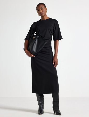 Lindex Dress Assia - Black - L