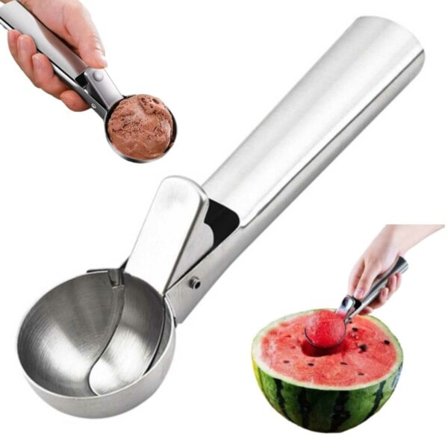 Stor Iskremskope med Ejektor 1-Klick Perfekte Iskremskuler