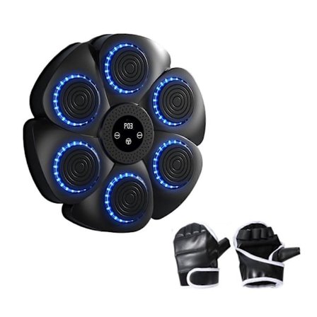 Musikboksning Maskine Væg Mål Hjemme Boksningsvæg Mål til Fitnesscenter Hjemme Karate Sort Sort