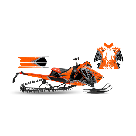 Dekalkit SweTown Lap Oransje - Polaris Axys 800 Pro RMK 155 2016-2020