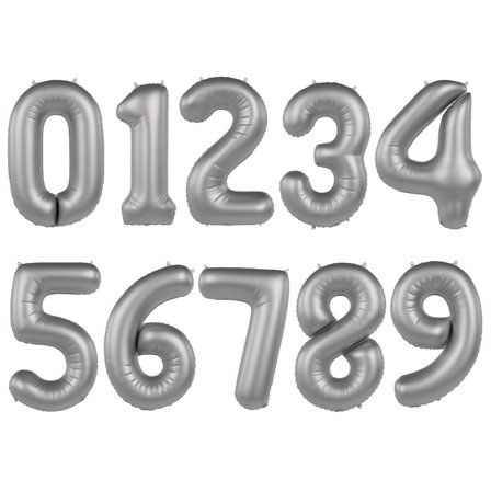 Numeroilmapallo Kuu Hopea Matta