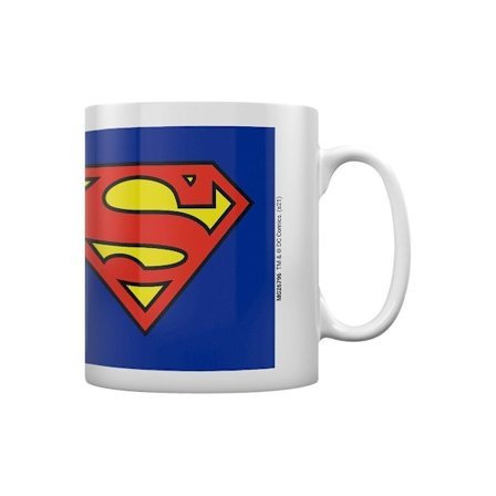 Superman Shield Mug En Storlek Blå/Röd/Gul