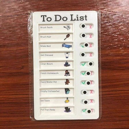 Oppgavetavle Memo Sjekkliste, Oppgavetavle for Barn, Huskeliste Meldingstavle for Daglig Oppgaveplanlegging