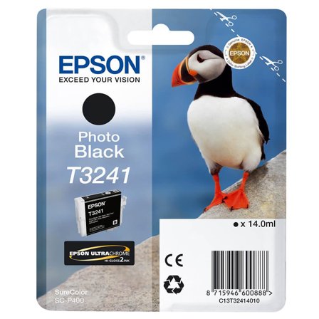 Epson T3241 - svart - original - blekkpatron