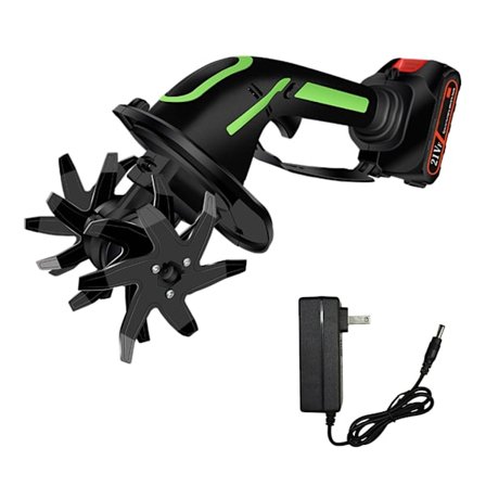 Elektrisk jordløsner trådløs kultivator batteridrevet have