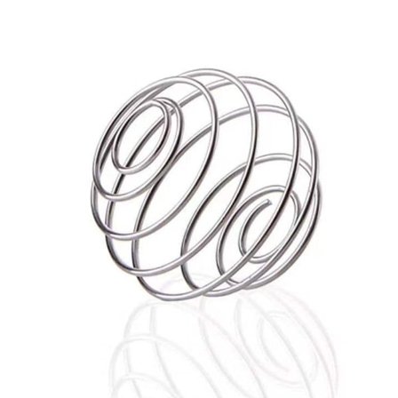 1 stk Milkshake Protein shaker bold wire mixer mixer pisker rustfrit stål fjeder bolde