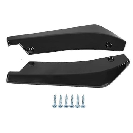 2 kpl Auton takapuskurin huulen törmäyssuoja Spoiler Canard Diffuser Wrap Angle Splitter