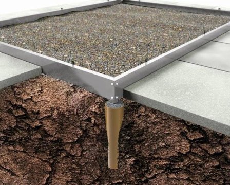 Halls SO1694 Fundament 5 m², aluminium, Växthus & orangerier