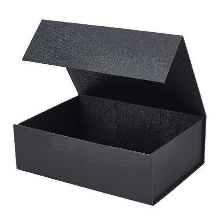 Pappersviklådor Presentförpackningar för Smycken Godis Bröllopsfest Favoriter Rektangel Svart 20,2x28x9,3 cm