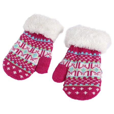 Søde og kreative nye børnehandsker Varmt moderigtigt plys