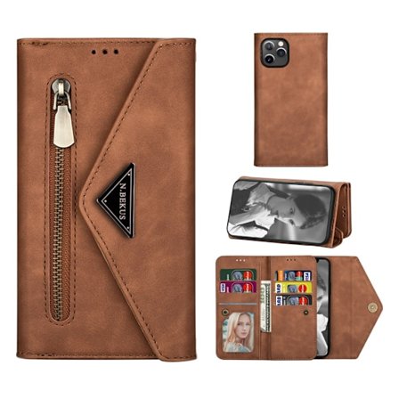 Pungetui iPhone 13 Mini Brun