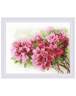 Broderikit Billede Vidunderlig Azalea - Riolis